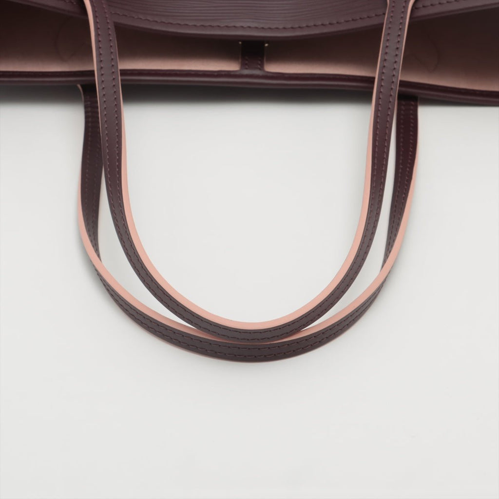 Neverfull MM Epi Leather Burgundy Shopper