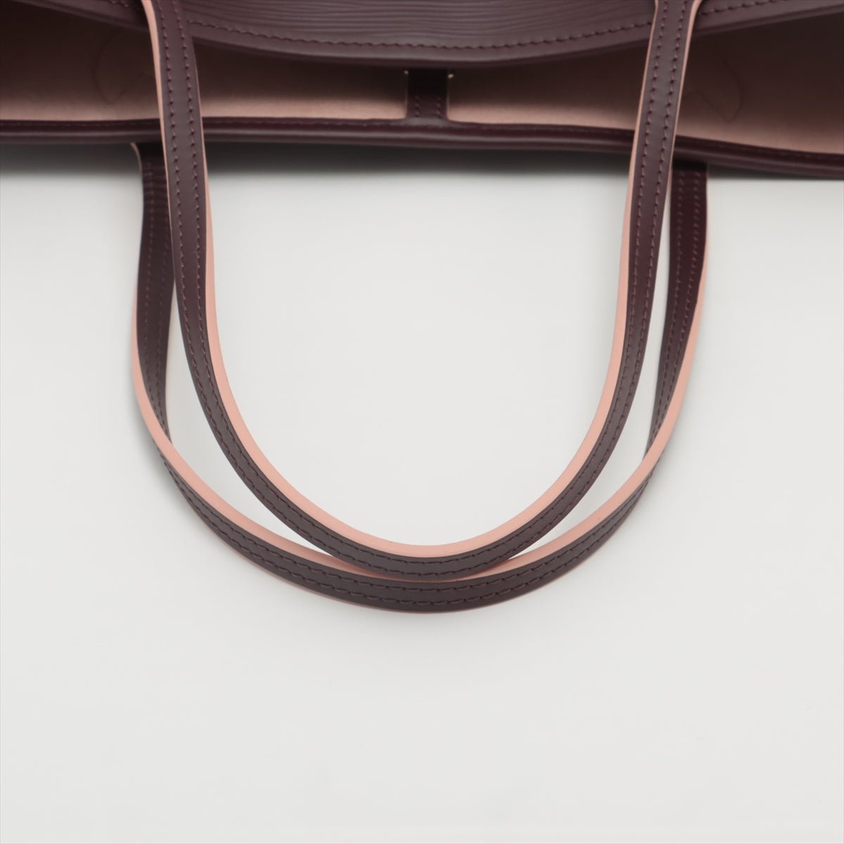 Neverfull MM Epi Leather Burgundy Shopper