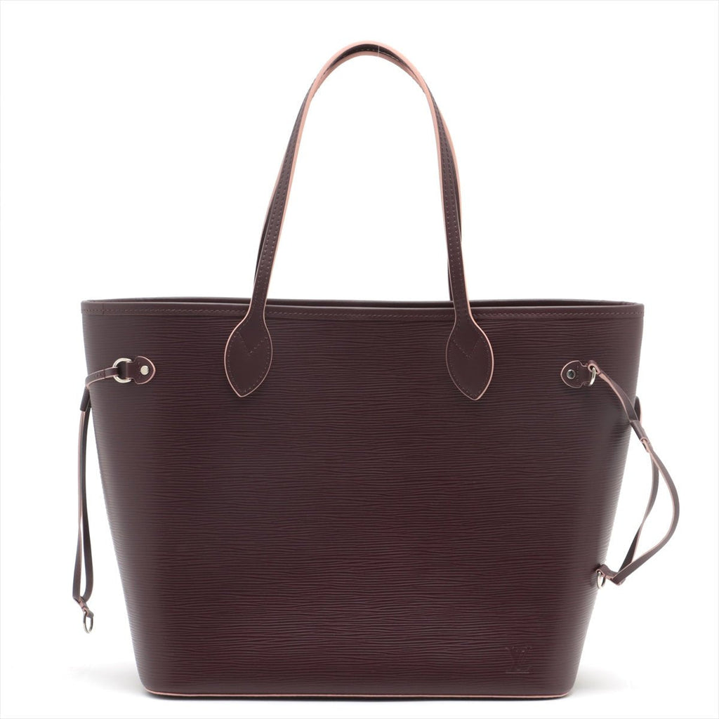 Neverfull MM Epi Leather Burgundy Shopper