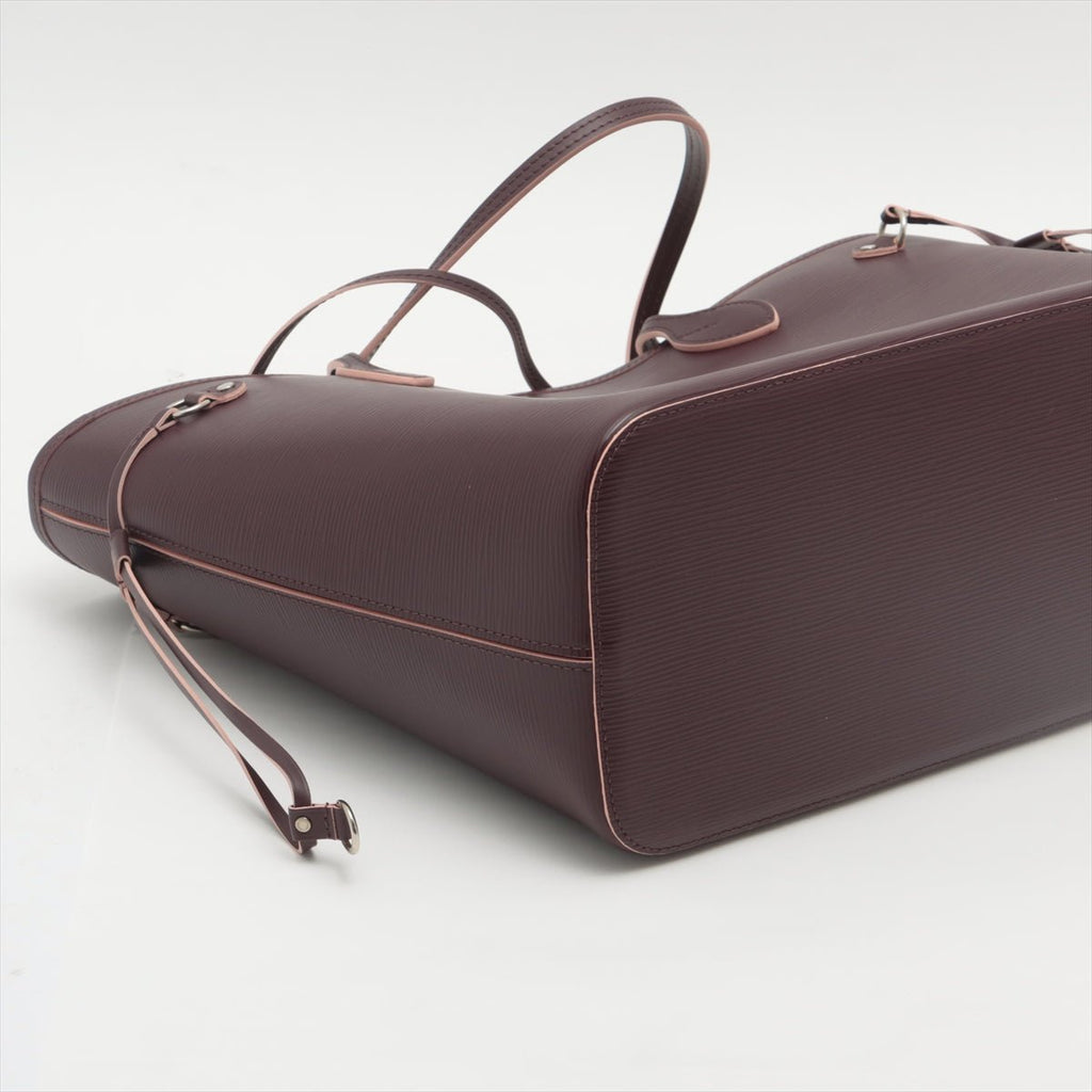 Neverfull MM Epi Leather Burgundy Shopper
