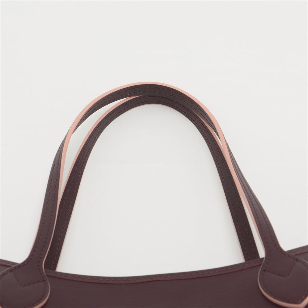 Neverfull MM Epi Leather Burgundy Shopper
