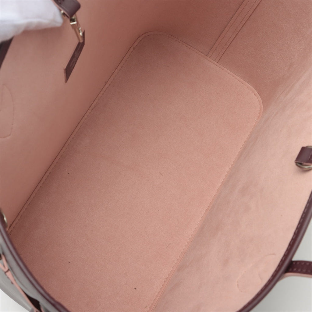 Neverfull MM Epi Leather Burgundy Shopper