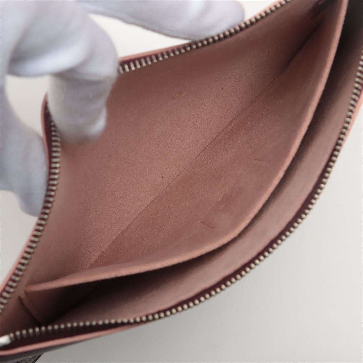 Neverfull MM Epi Leather Burgundy Shopper