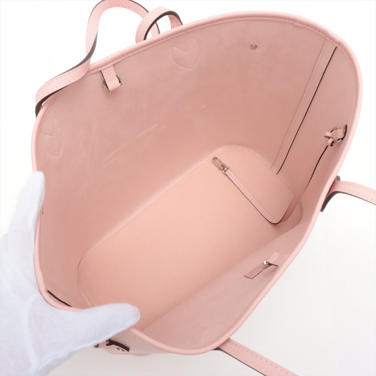 Neverfull MM Epi Leather Pink Shopper