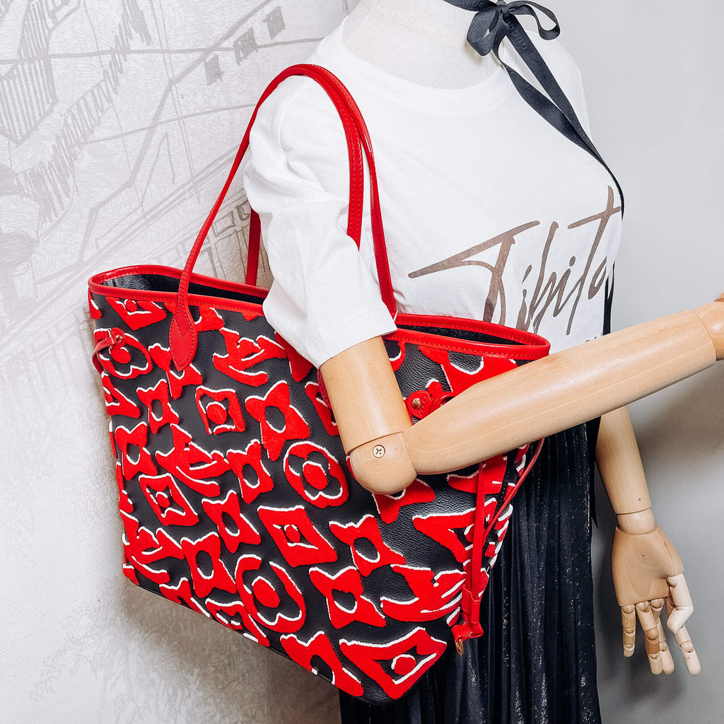 Neverfull MM Limited Edition Urs Fischer Tufted Monogram