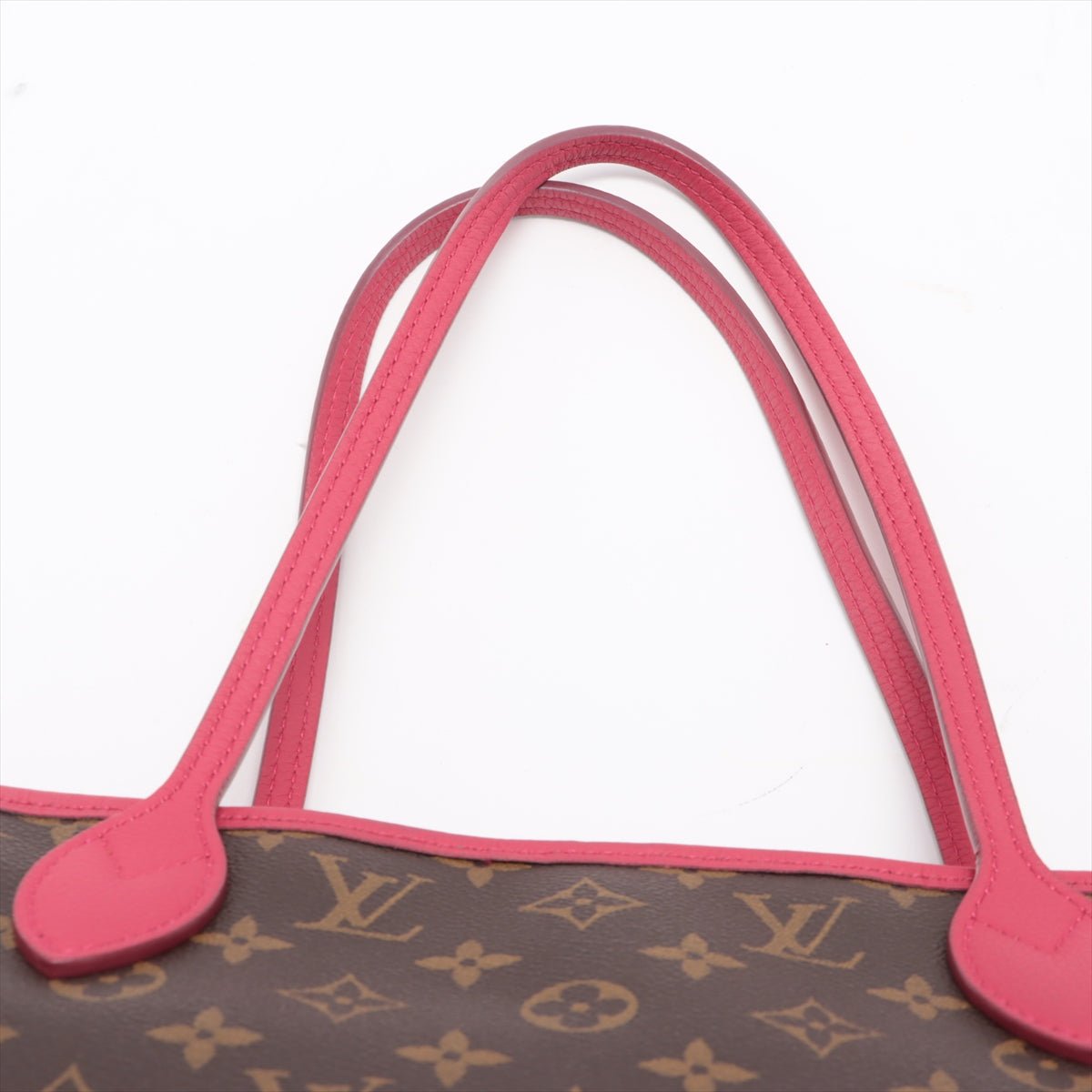 Neverfull MM Raspberry Monogram Ikat Flower Limited Edition
