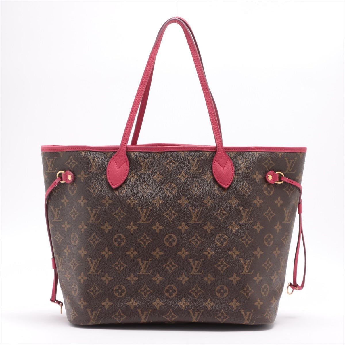 Neverfull MM Raspberry Monogram Ikat Flower Limited Edition