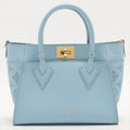 On My Side PM  High End Mahina Leather Bleau Nuage 2-way