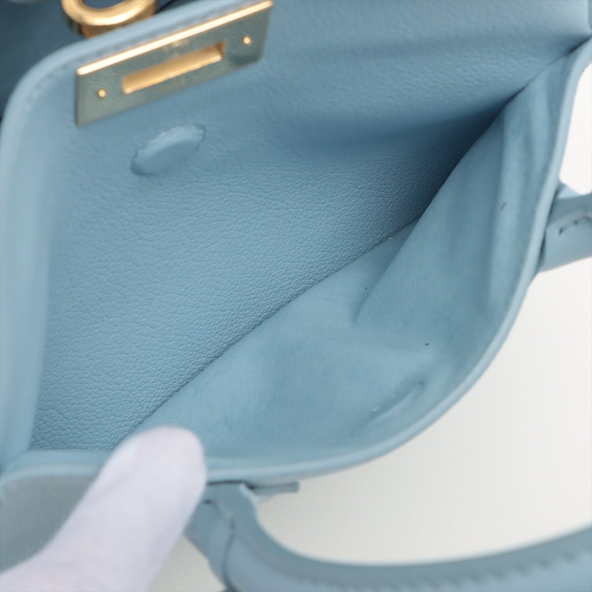 On My Side PM  High End Mahina Leather Bleau Nuage 2-way