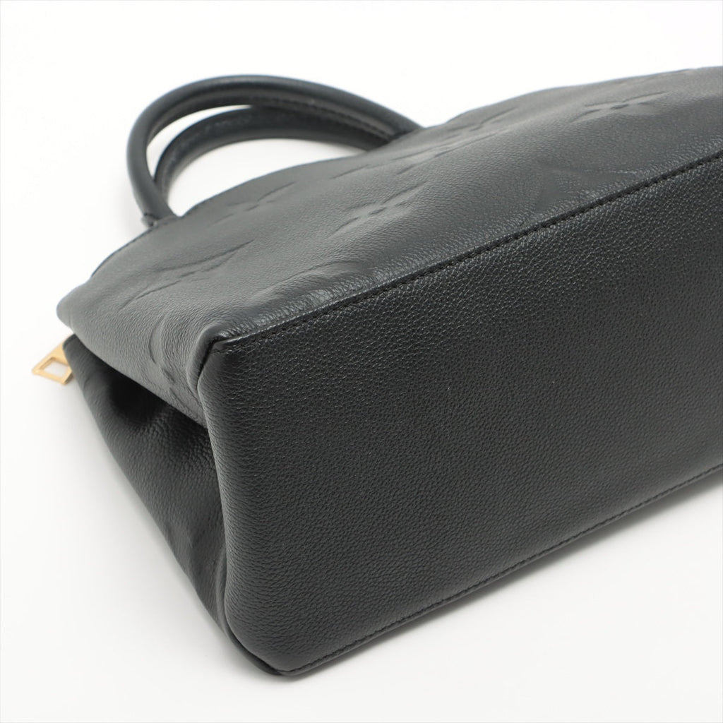 Petit Palais Monogram Empreinte Leather Black