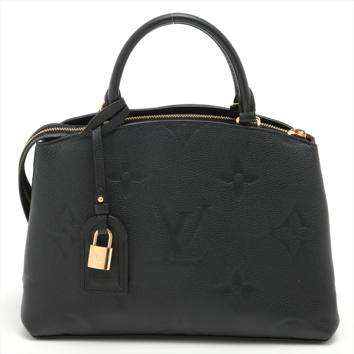 Petit Palais Monogram Empreinte Leather Black