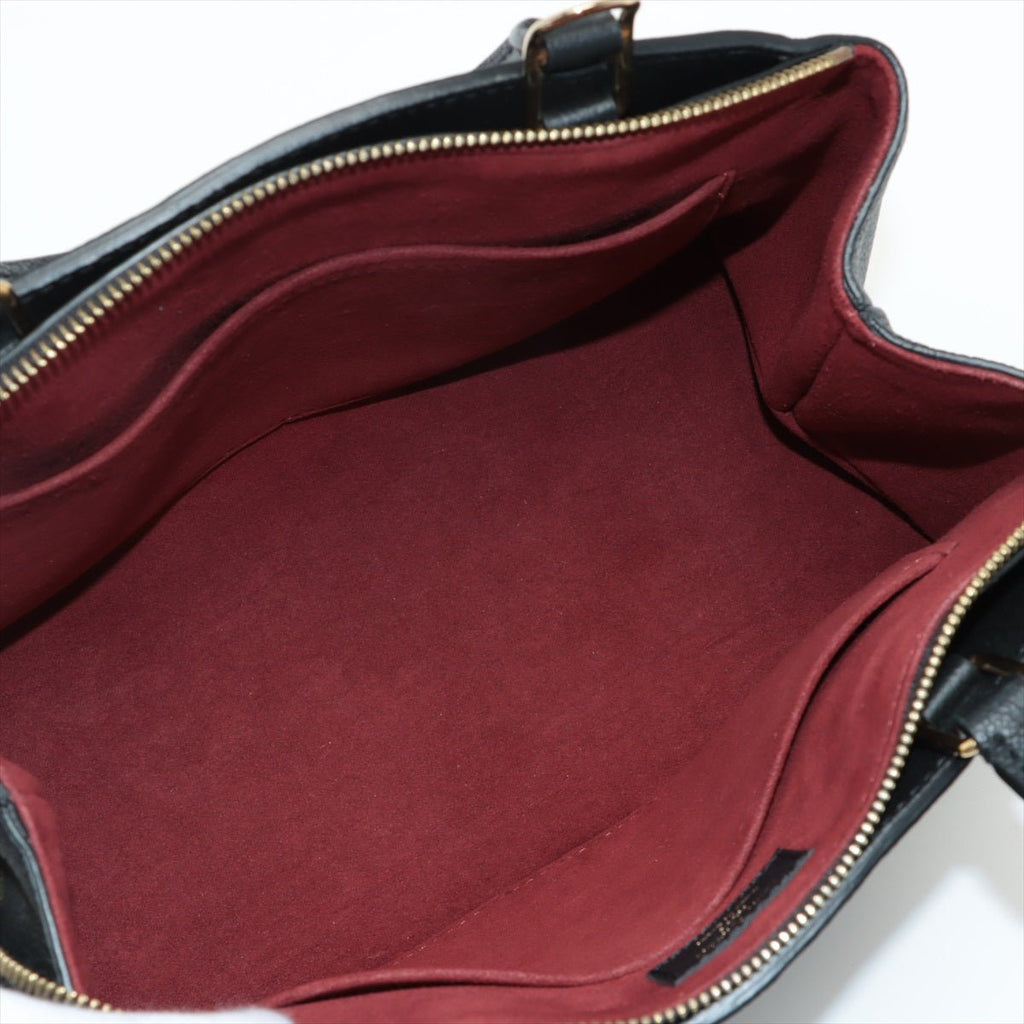 Petit Palais Monogram Empreinte Leather Black