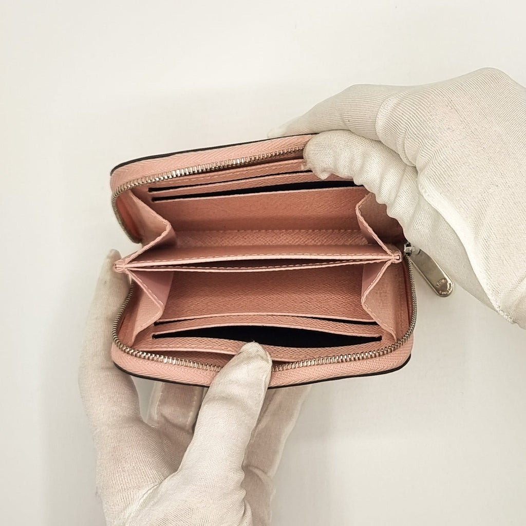 Rose Ballerine Zippy Coin Purse Epi Leather