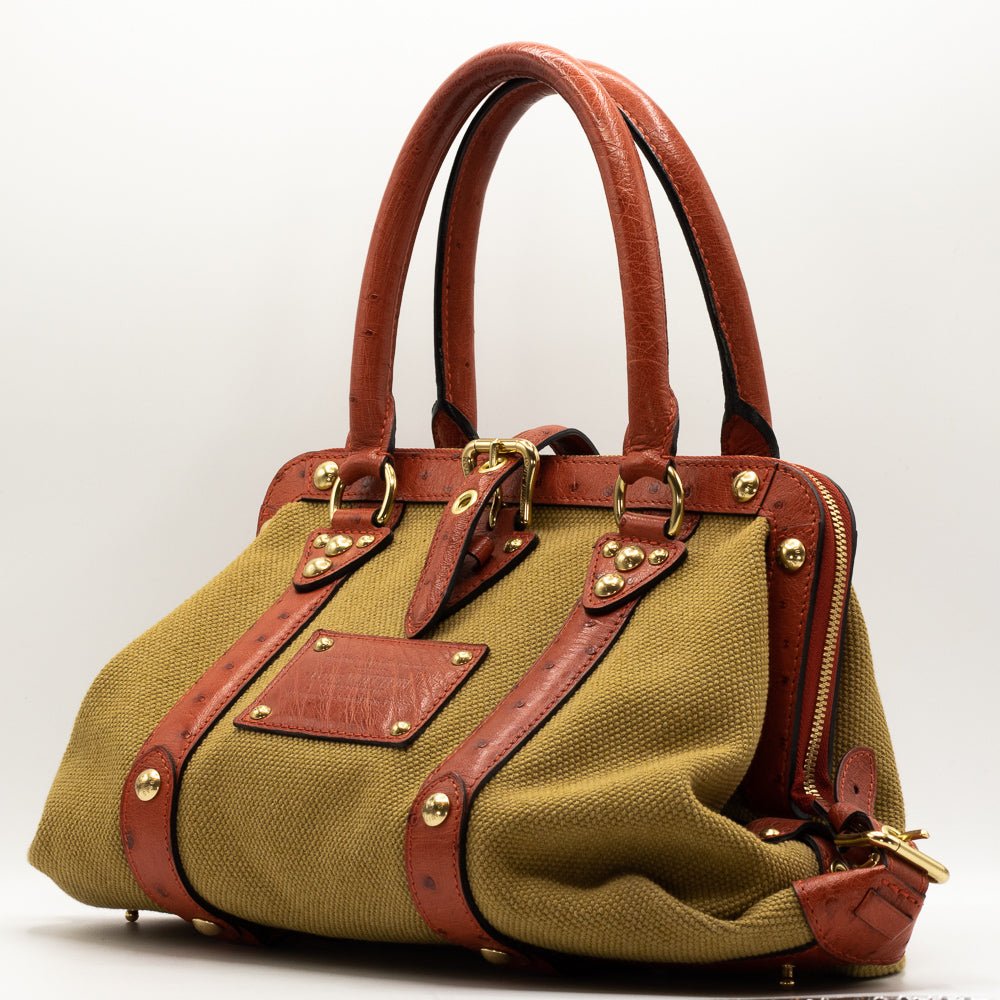 Sac de Nuit Toile Canvas Beige