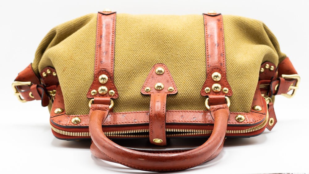 Sac de Nuit Toile Canvas Beige