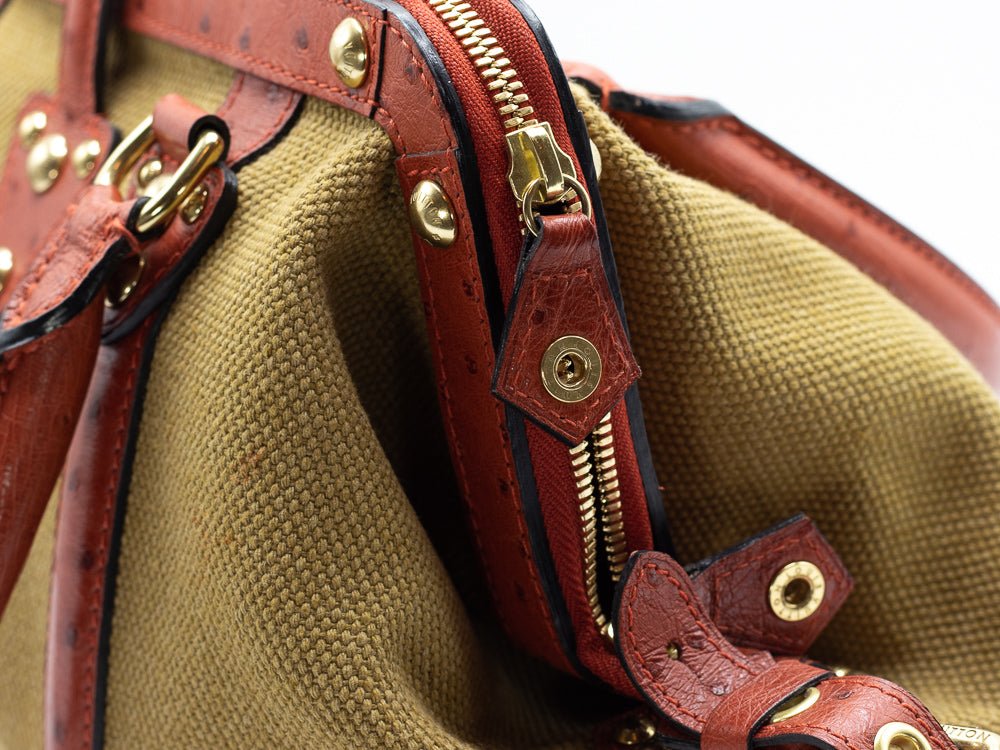 Sac de Nuit Toile Canvas Beige