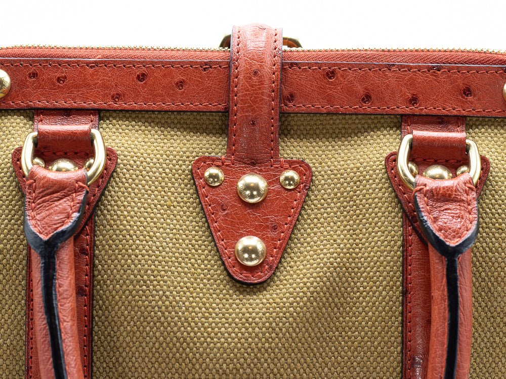 Sac de Nuit Toile Canvas Beige