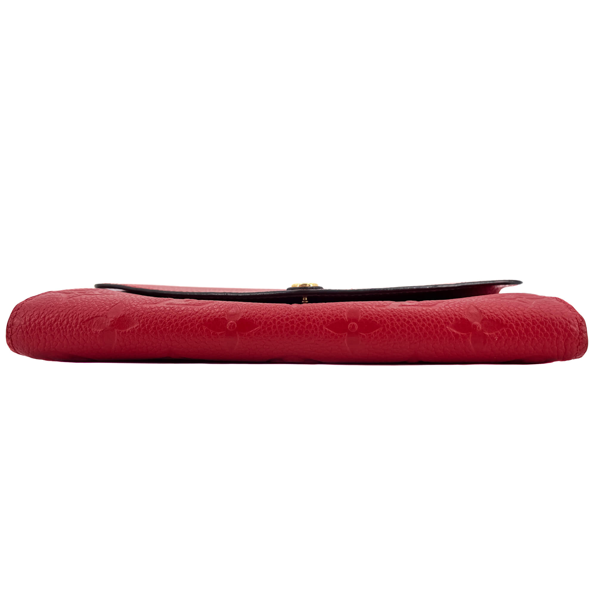 Sarah Empreinte Leather Red Wallet