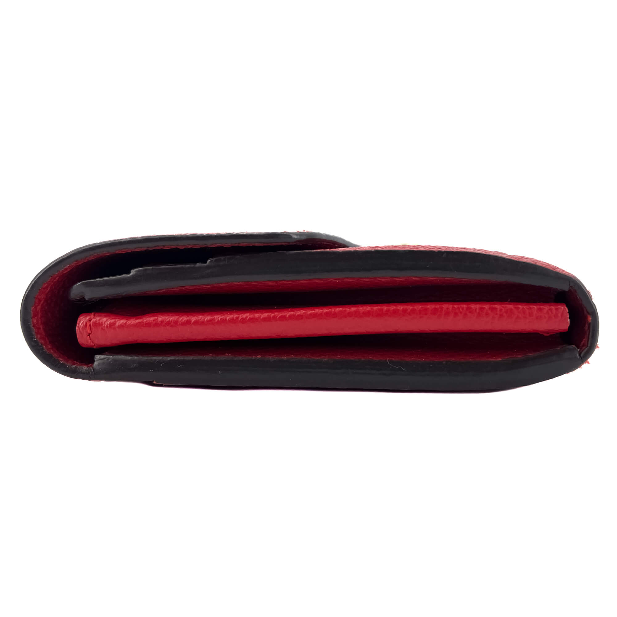 Sarah Empreinte Leather Red Wallet