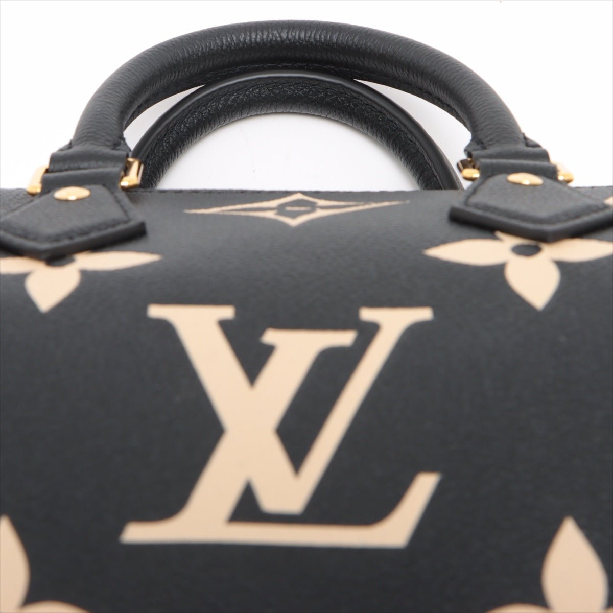 Speedy 25 Bandouliere Bag Bicolor Monogram Empreinte Giant