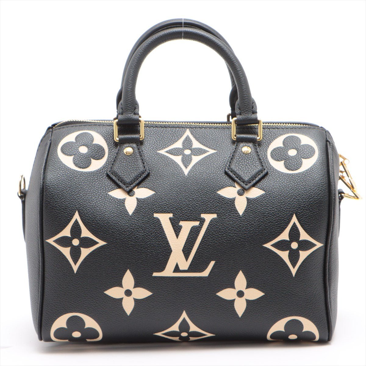 Speedy 25 Bandouliere Bag Bicolor Monogram Empreinte Giant
