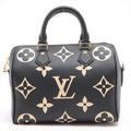 Speedy 25 Bandouliere Bag Bicolor Monogram Empreinte Giant