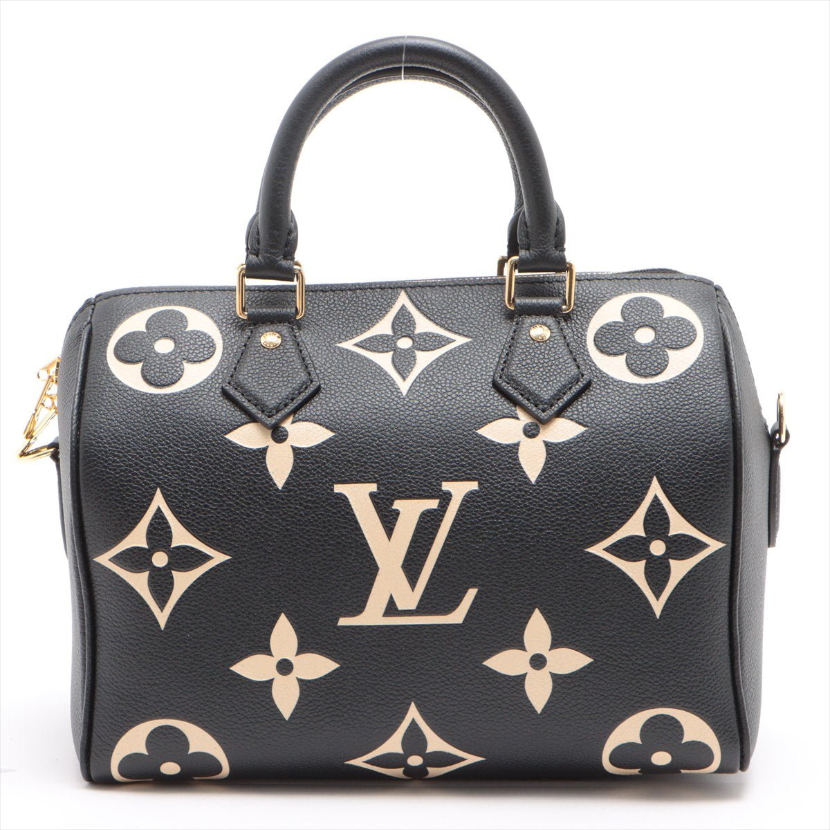 Speedy 25 Bandouliere Bag Bicolor Monogram Empreinte Giant