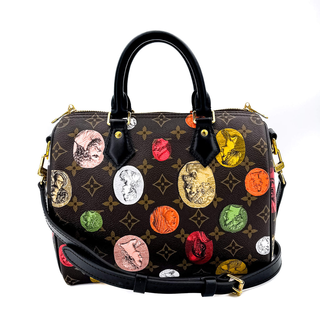 Speedy 25 Monogram Fornasetti Bandouliere