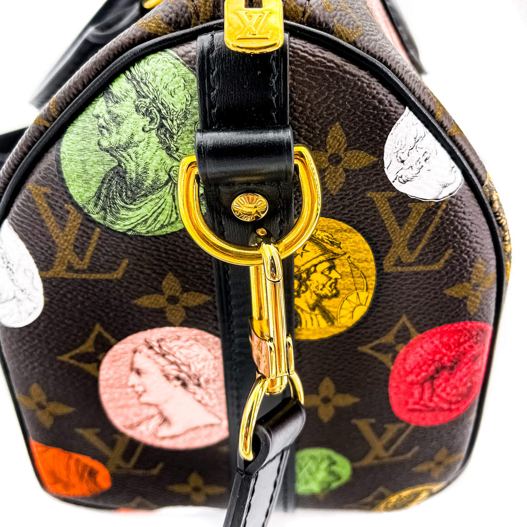 Speedy 25 Monogram Fornasetti Bandouliere