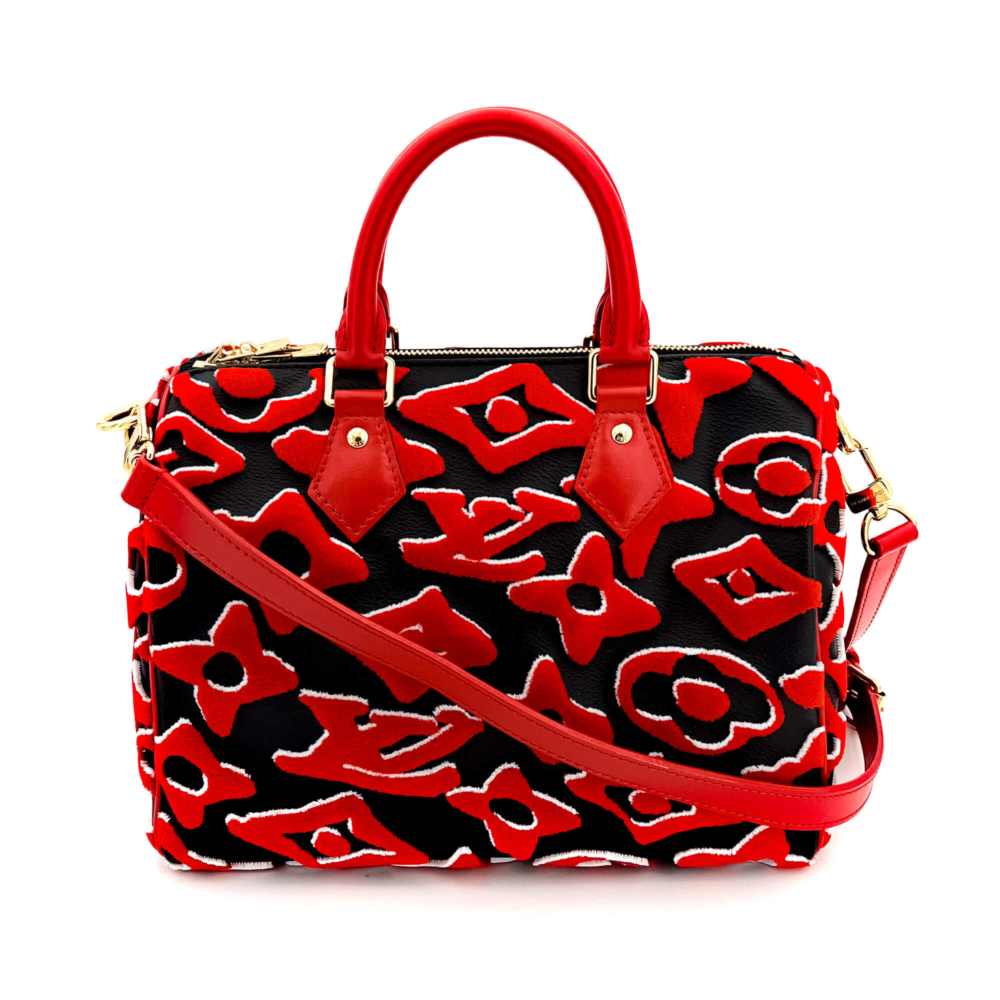 Speedy BandouliÃƒÆ’Ã‚Â¨re 30 Monogram Urs Fischer Bag
