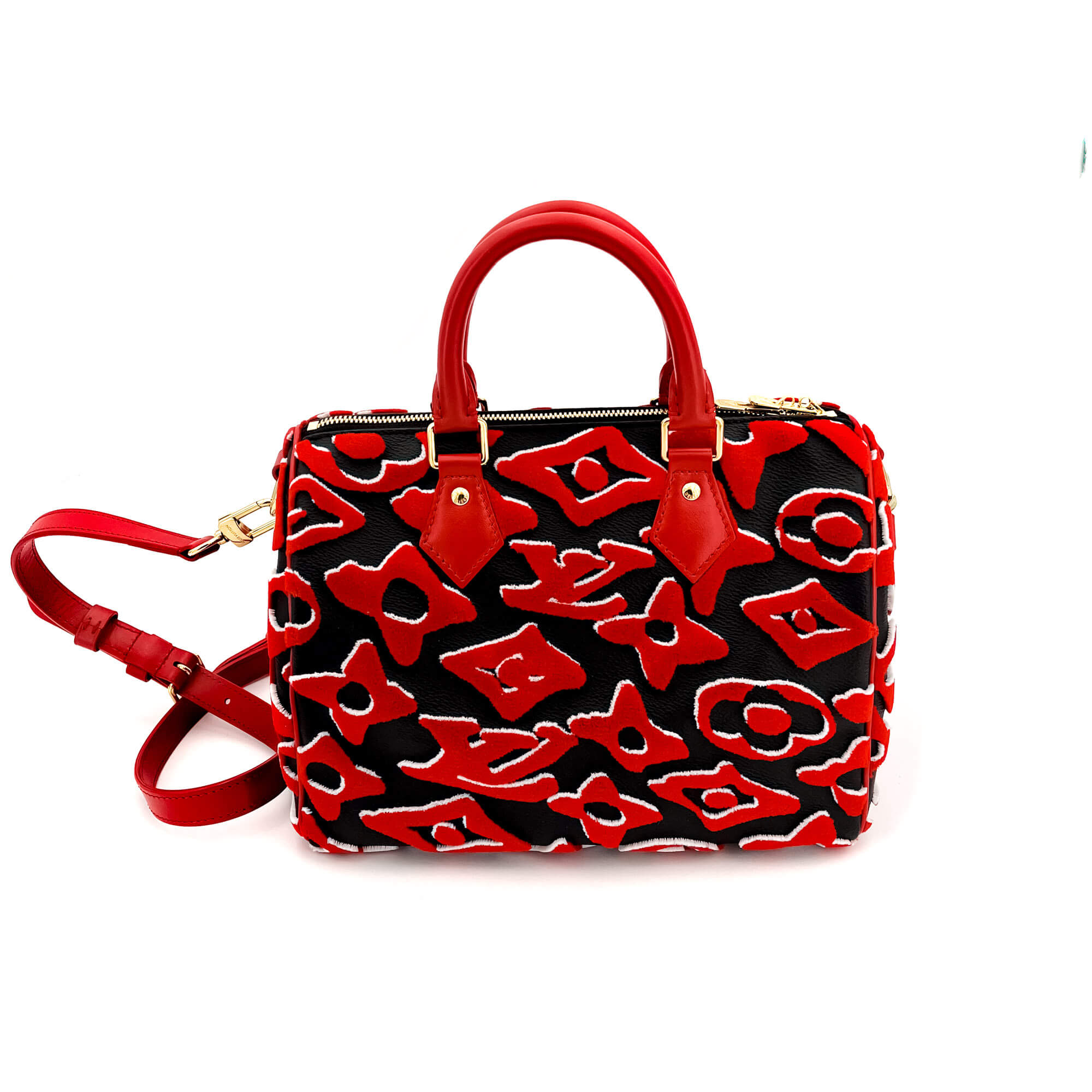 Speedy BandouliÃƒÆ’Ã‚Â¨re 30 Monogram Urs Fischer Bag