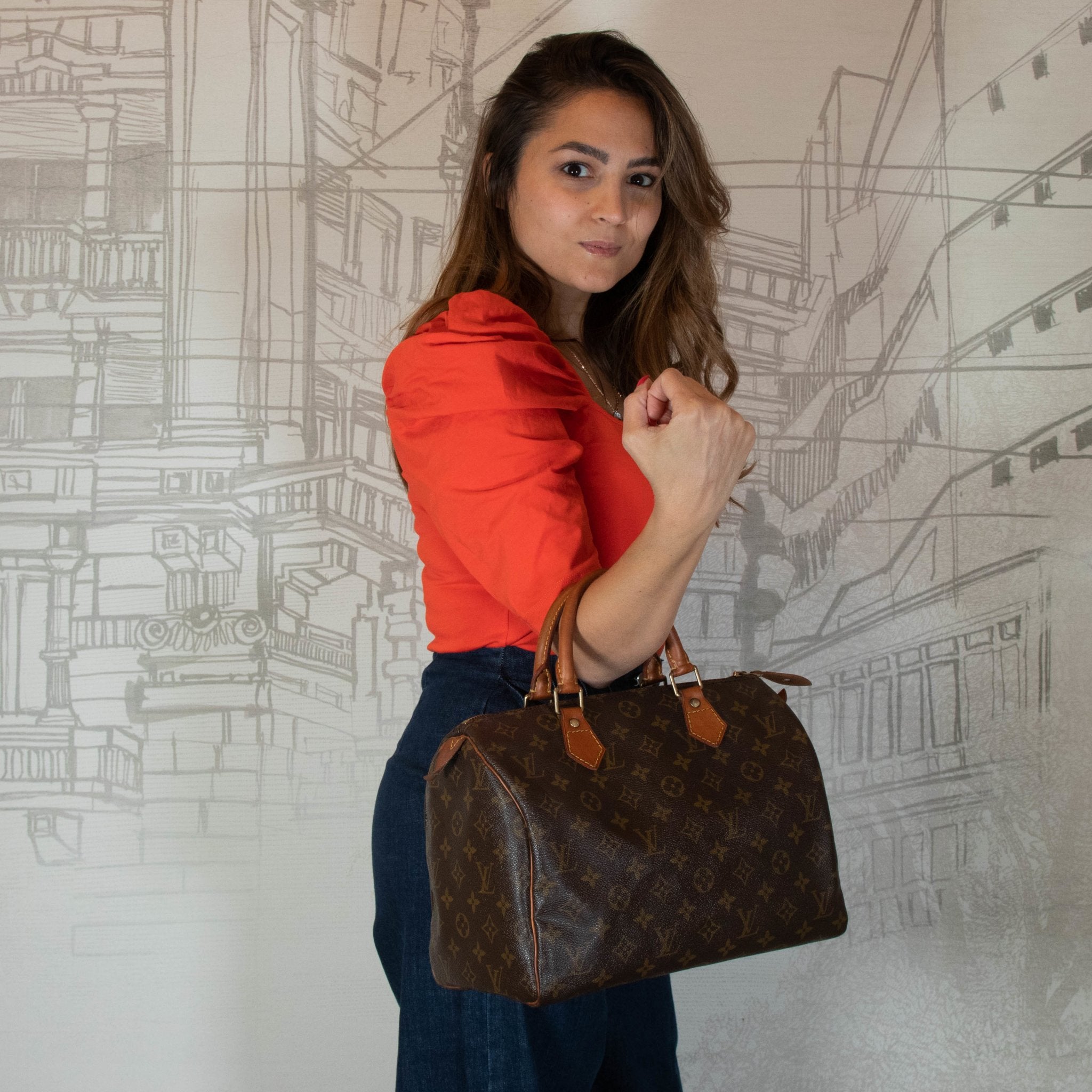 Speedy Monogram 30  M41526