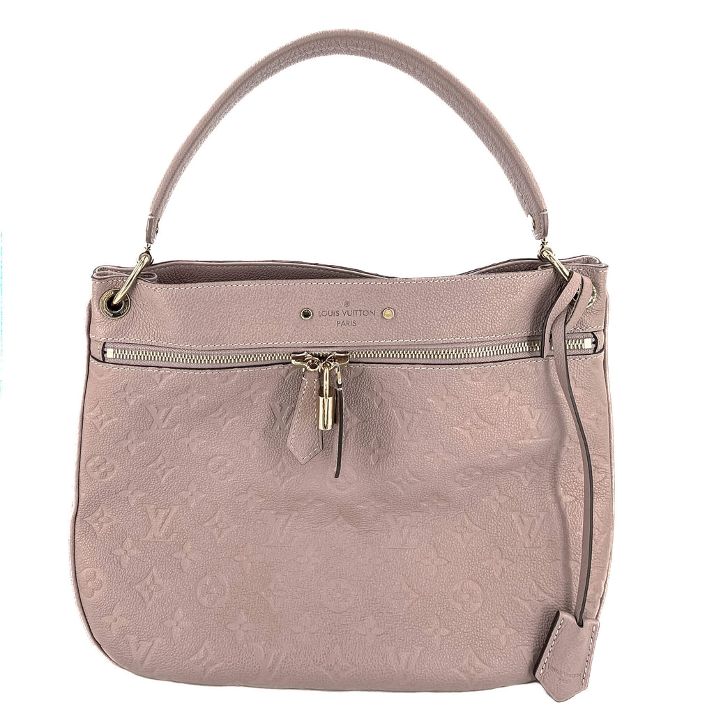 Spontini NM Empreinte Leather Taupe Hobo
