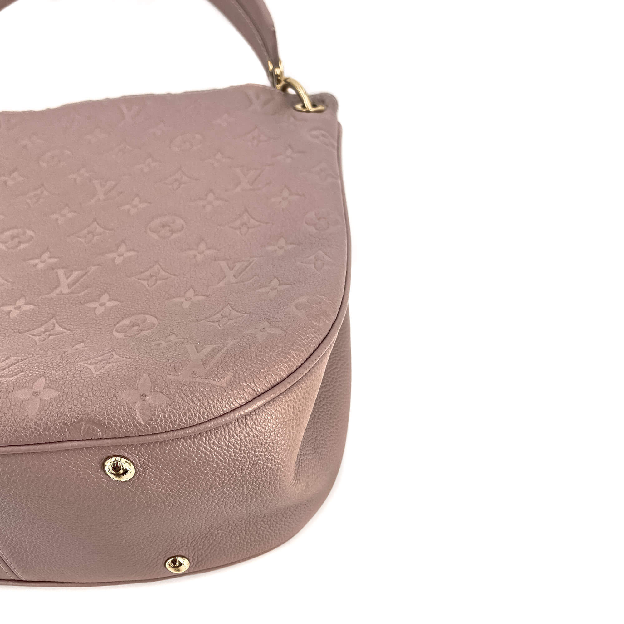 Spontini NM Empreinte Leather Taupe Hobo