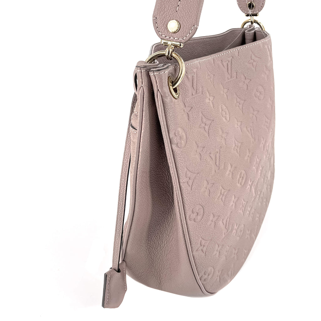 Spontini NM Empreinte Leather Taupe Hobo