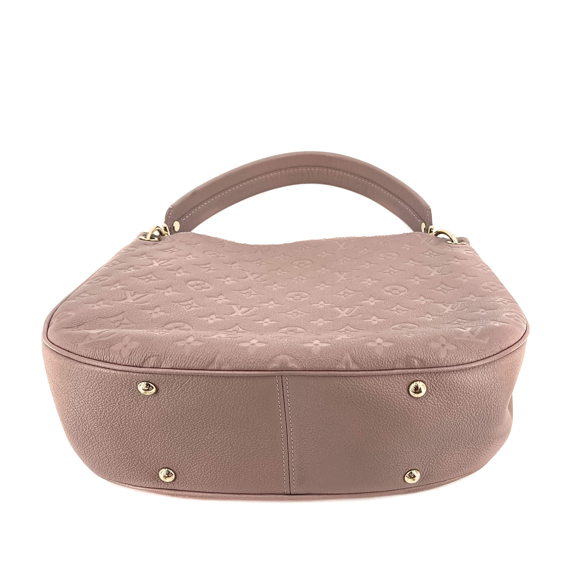 Spontini NM Empreinte Leather Taupe Hobo