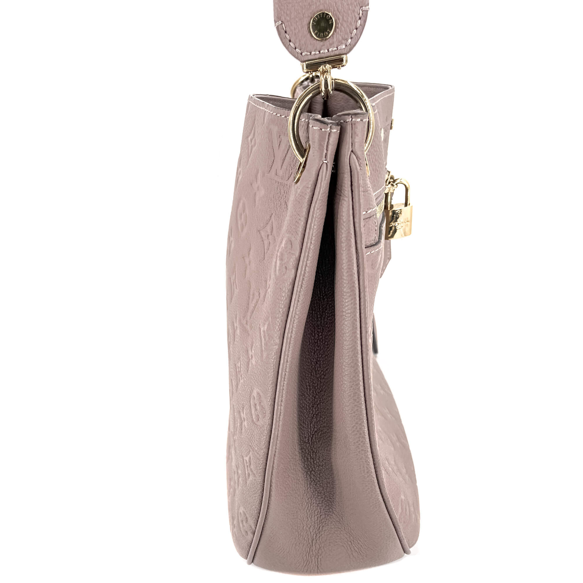 Spontini NM Empreinte Leather Taupe Hobo