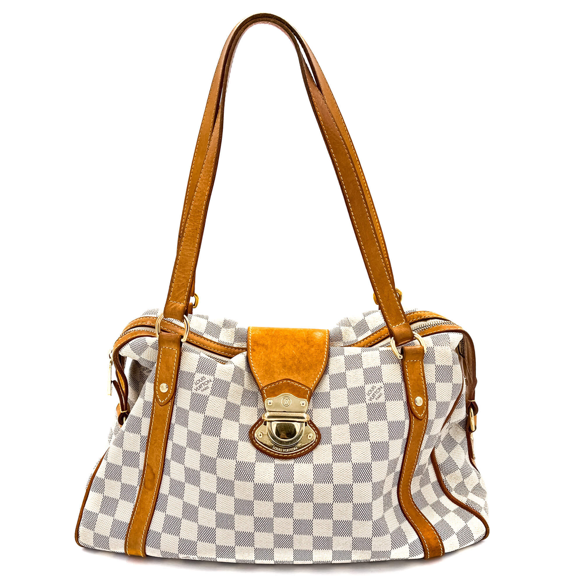 Stresa PM Damier Azur Canvas Bag