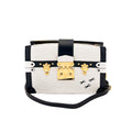 Trunk Clutch Epi Leather White Bag