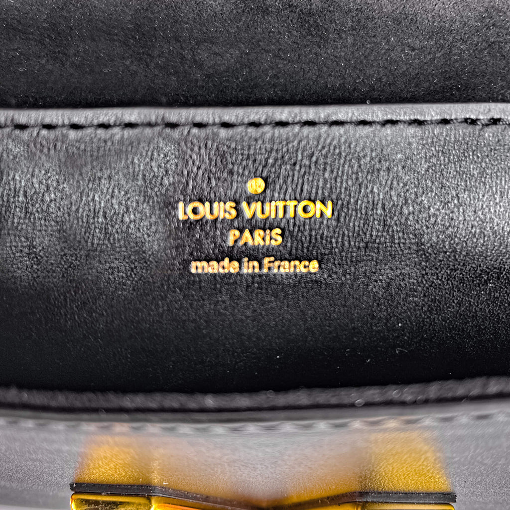 Twist Chain MM Monogram Canvas & Leather Brogue Reverse Bag