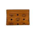 Mini Card Case Leather Cognac