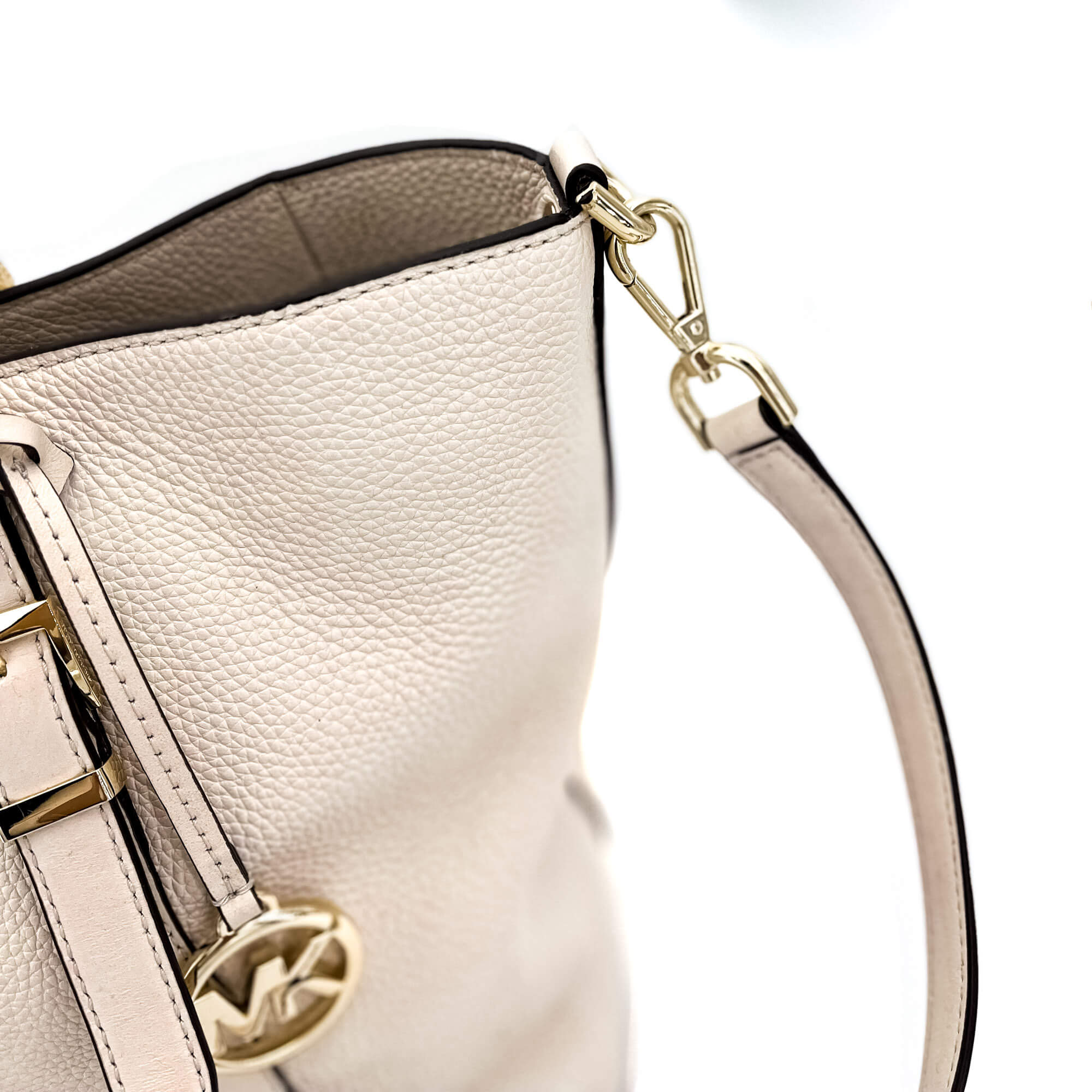 Bedford Legacy Leather Tote Off-White Large