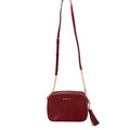 Camera Bag Leather Red