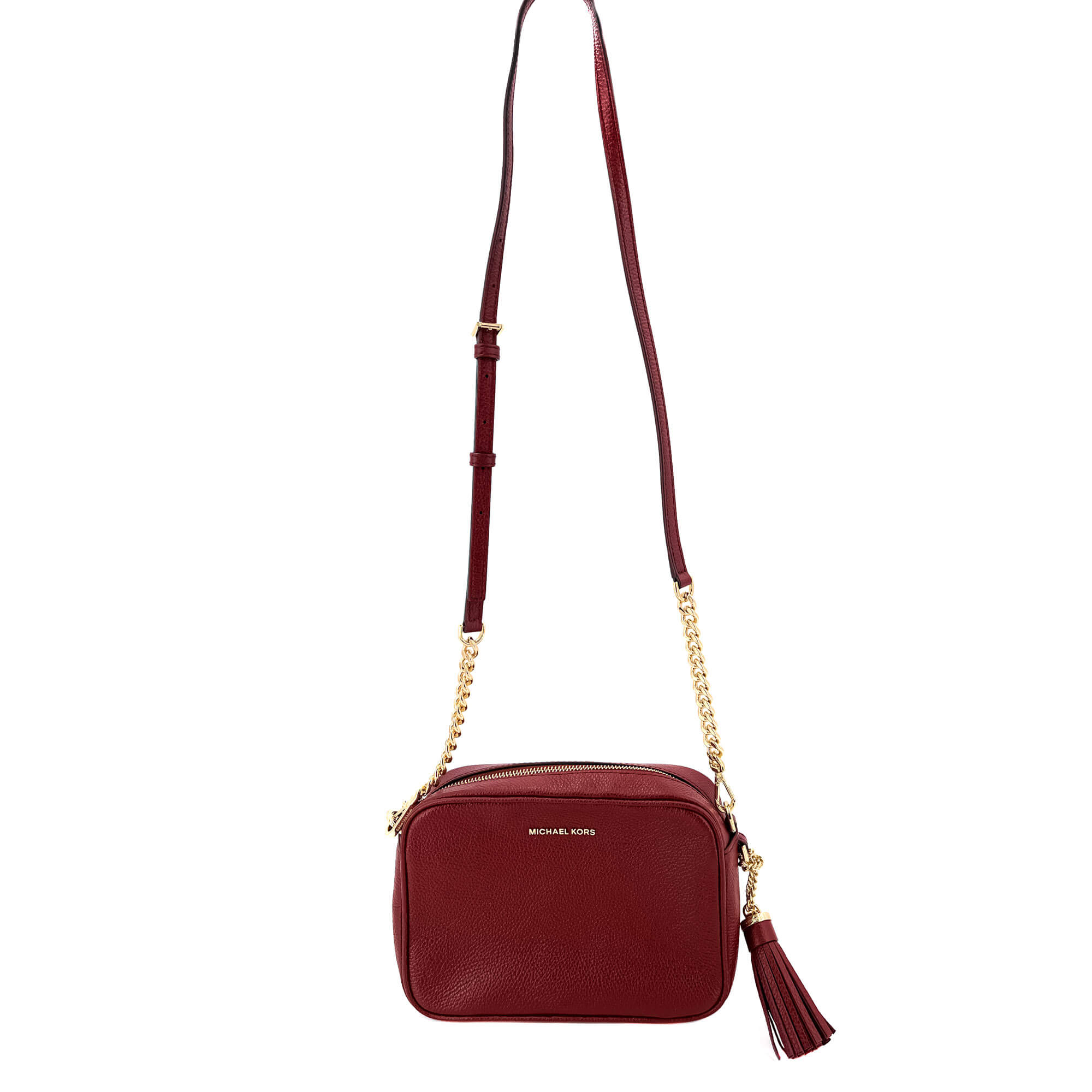 Camera Bag Leather Red