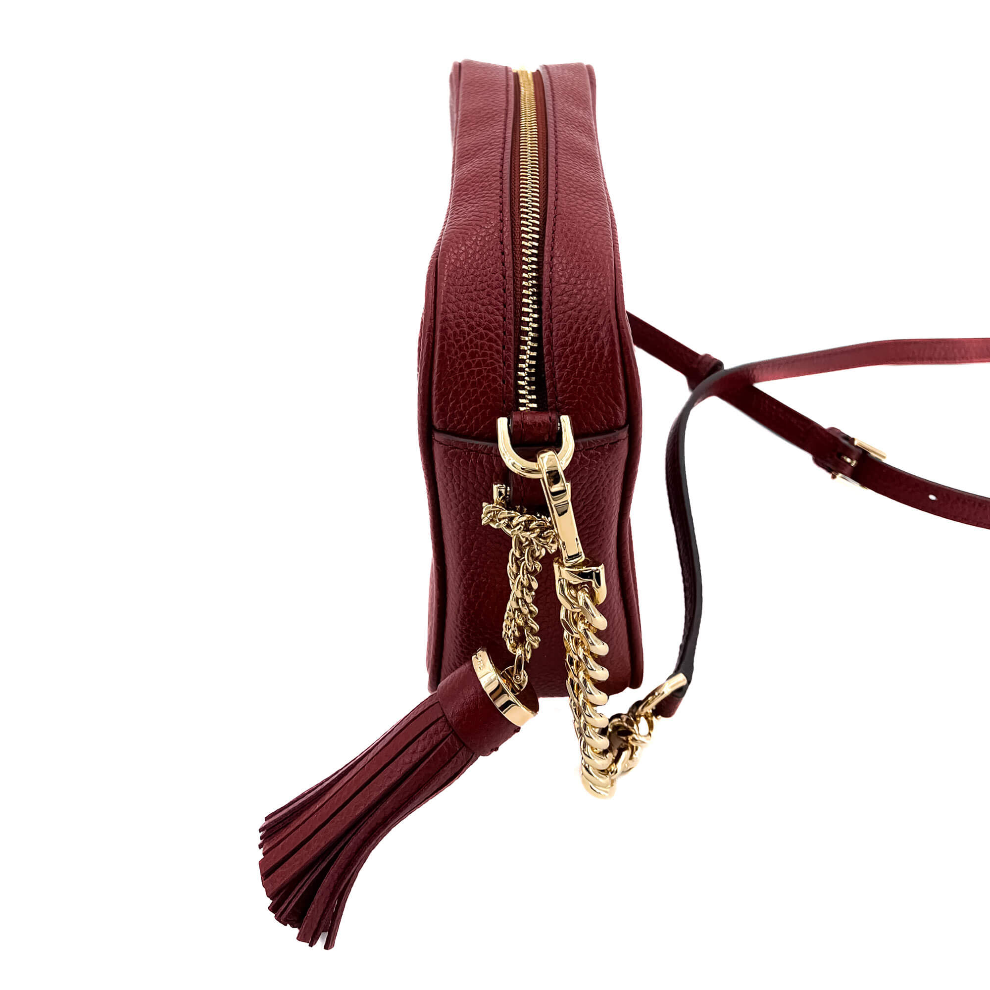Camera Bag Leather Red