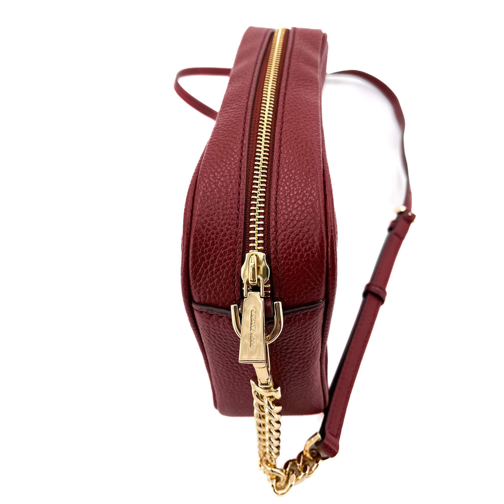 Camera Bag Leather Red