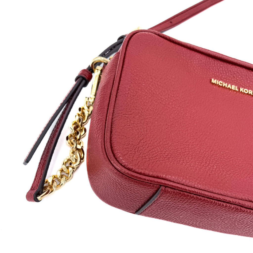 Camera Bag Leather Red