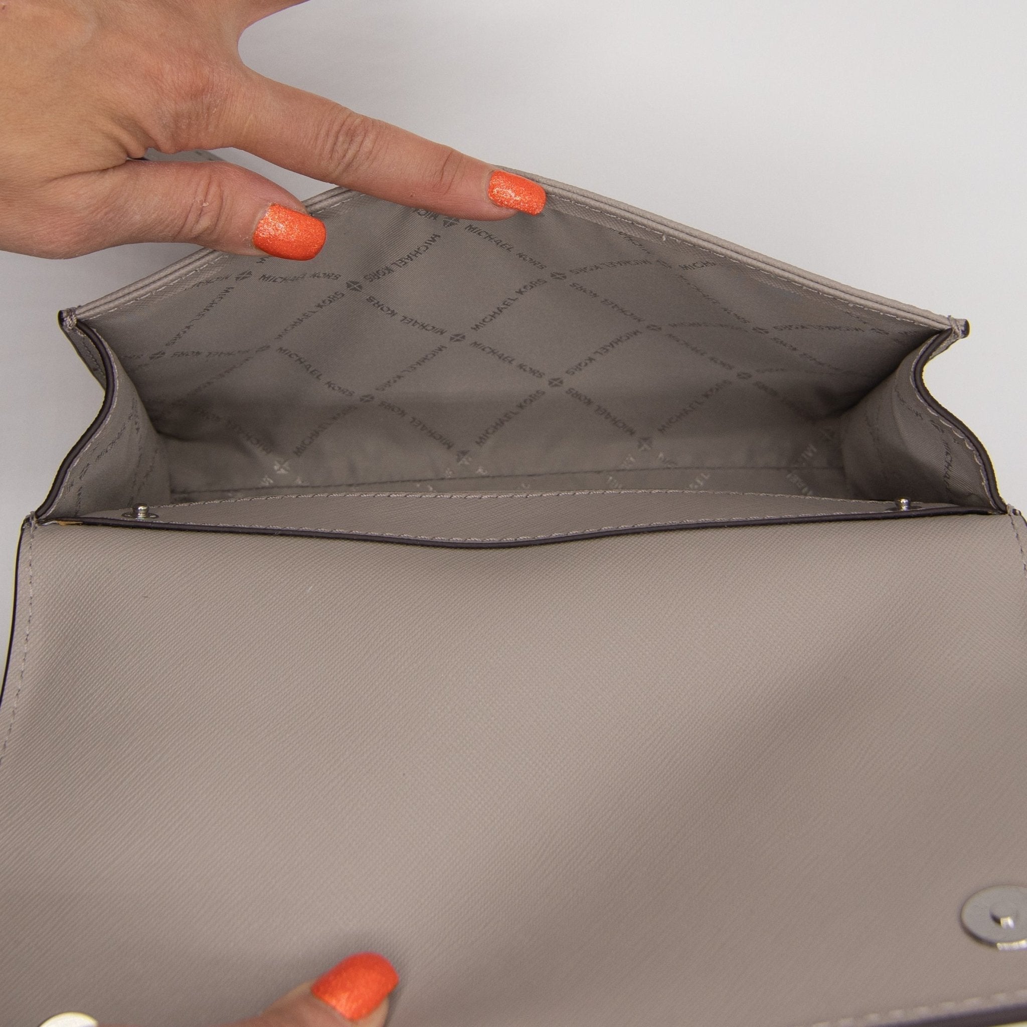 Cross Body Shoulder Clutch Grey 192877364955