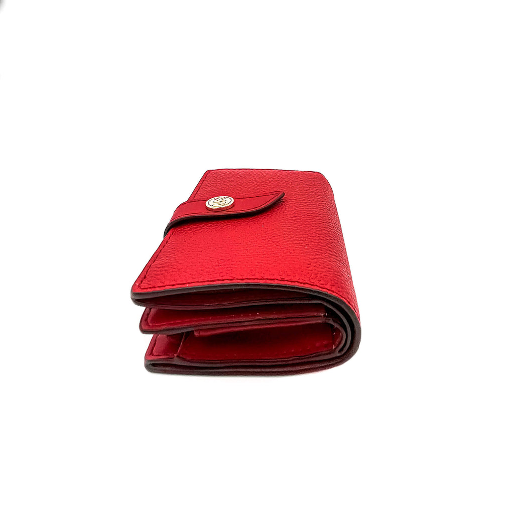 Envelope Wallet in Red Leather