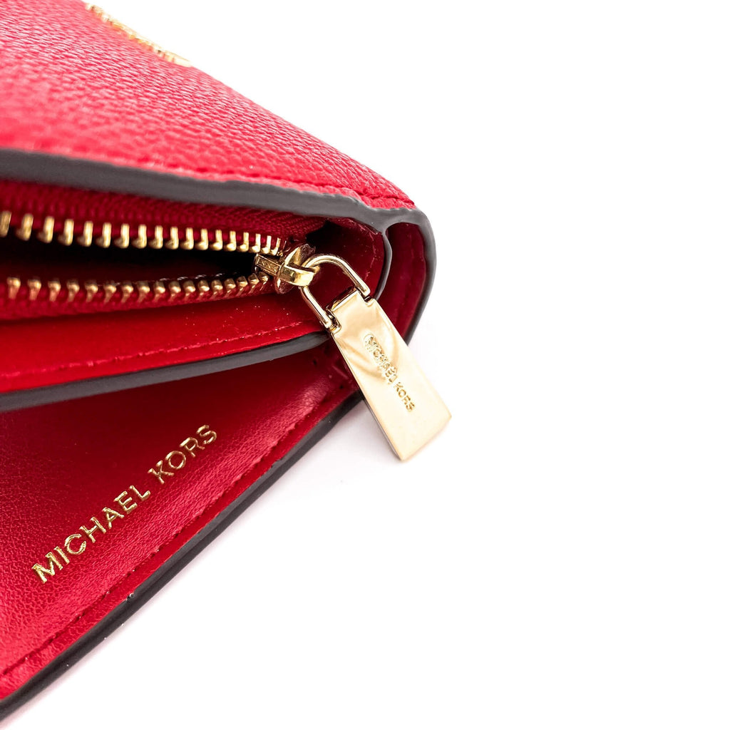 Envelope Wallet in Red Leather